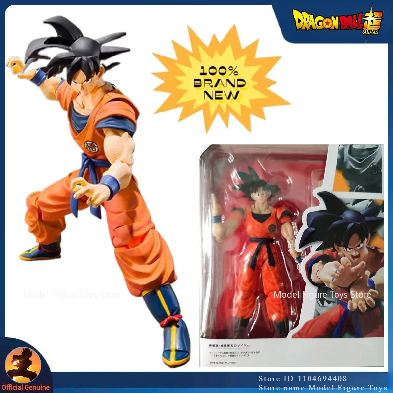 

Brand New in Stock Dragon Ball Z black hair Son Goku SHF Super Saiyan Legendary Action Movable Anime Kakarotto Figure Model Toys