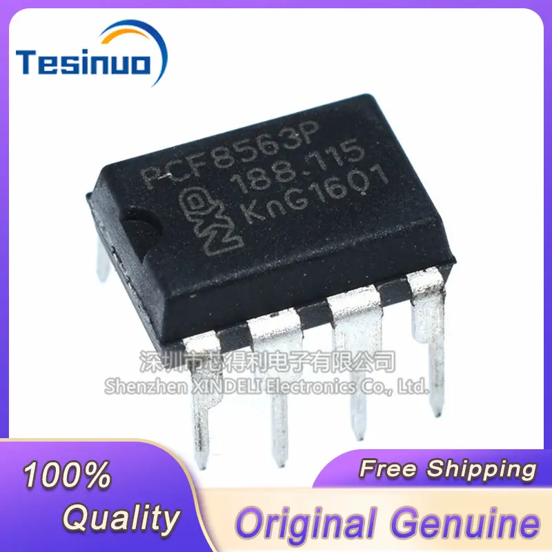 

5/PCS New Original PCF8563P PCF8563 8563P DIP-8 Clock Chip In Stock