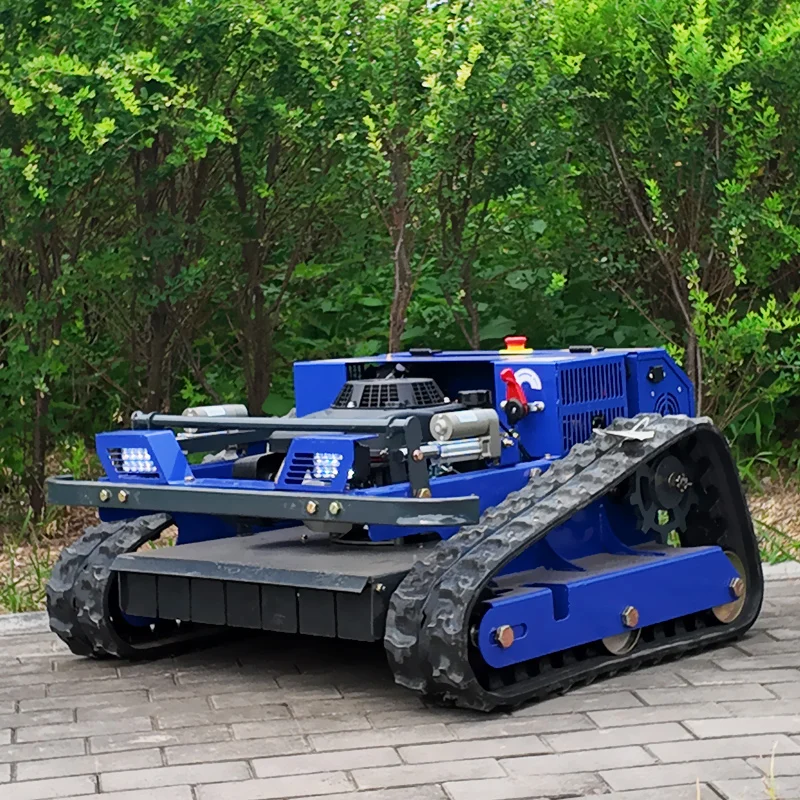 공장에서 농업용 맞춤형 자주식 4행정 원격 제어 잔디 깎는 로봇을 판매합니다.