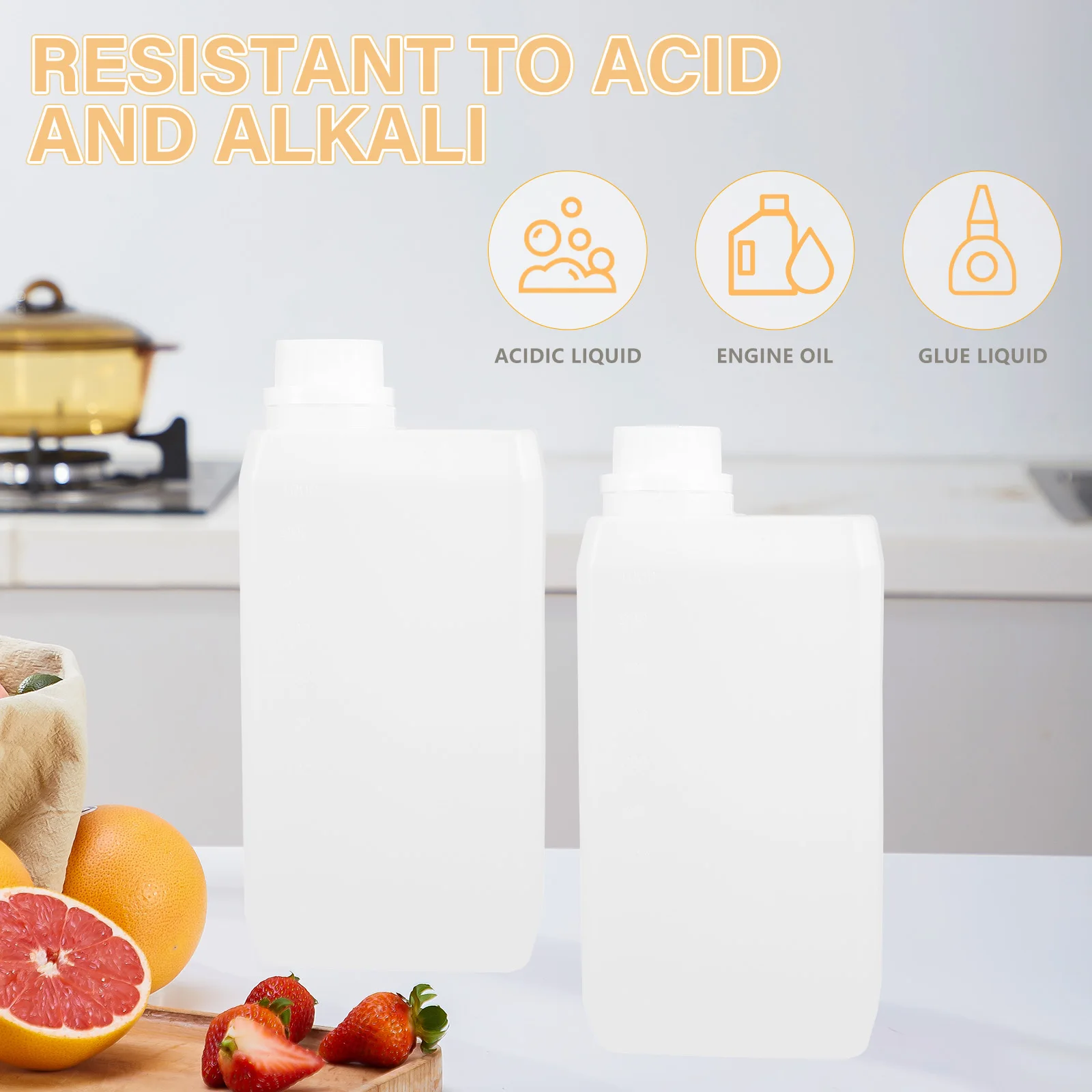 

Food Grade Empty Bottles Juice Oil Bottles Jug Plastic Oil Bottle Samples Reusable Plastic Containers Storage Bottle