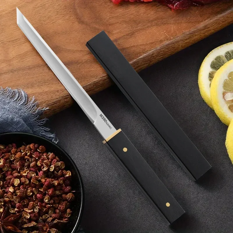 Cuchillo forjado de acero inoxidable para deshuesar carne, utensilio de cocina mongol para carne de mano, fruta, cordero asado, carne con cubierta,