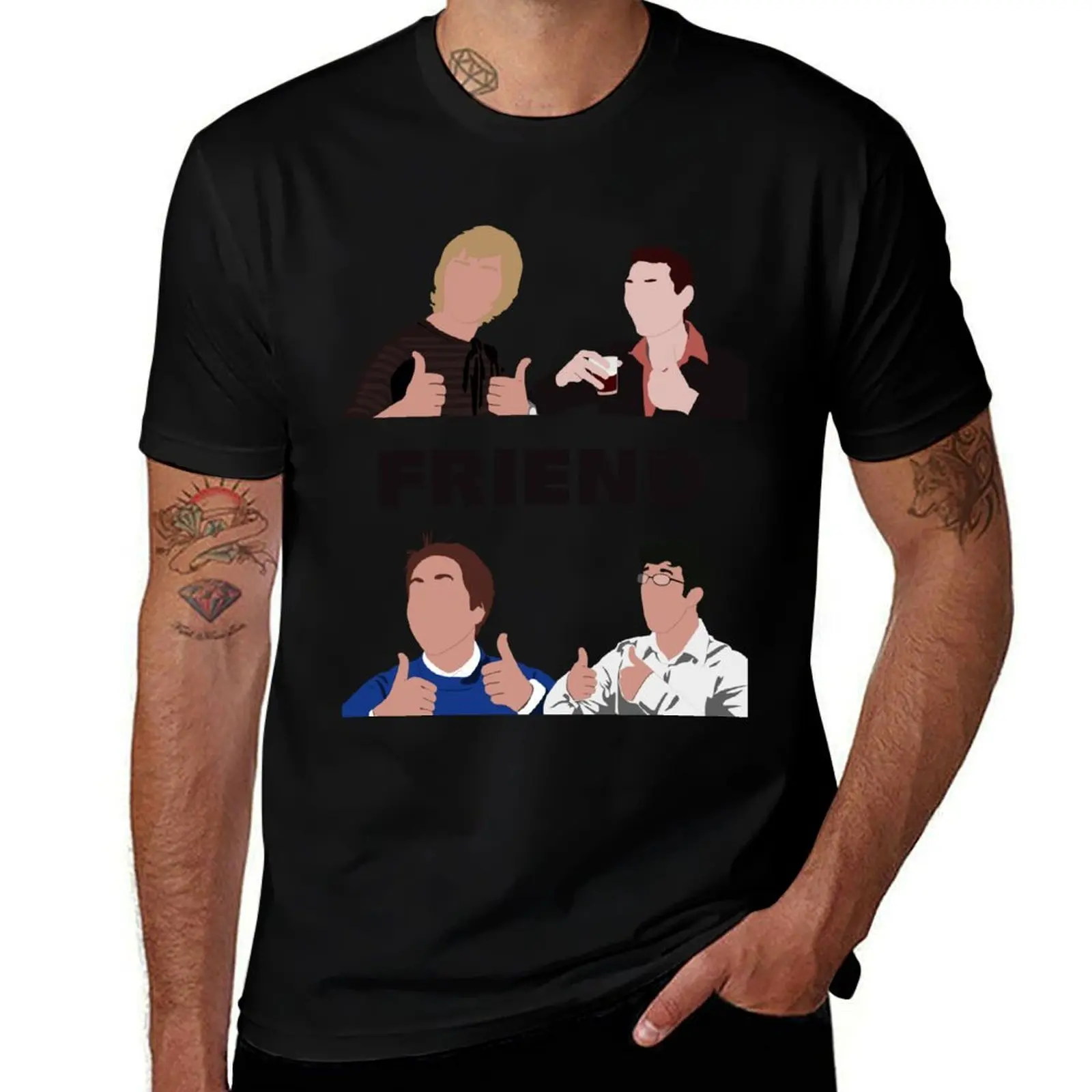 The Inbetweeners - Ooh, Friend T-Shirt Outdoor Sports Lightweight Tee T-Shirt