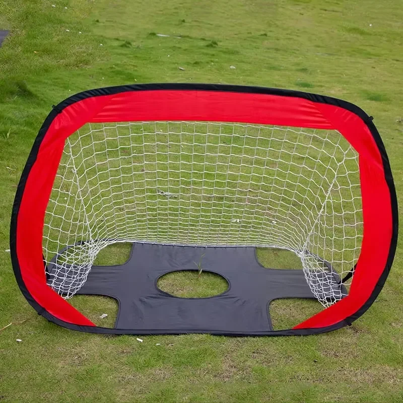 Portable 2-in-1 Training Equipment Kids' Home Gym Outdoor Sports Gear Pop-up Football Goals and Mini Gate Soccer Net