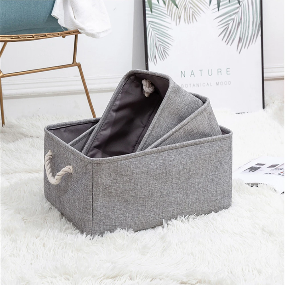 Laundry Basket Dust-proof Foldable Durable Household Storage Clothes Storage Basket Super Large Size Foldable Storage Basket