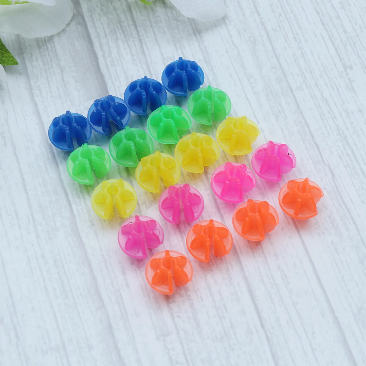 

36Pcs Colorful Bike Wheel Spoke Beads Plastic Clip Decorations for Kids Bicycle Multi Coloured Easy Clip on Design