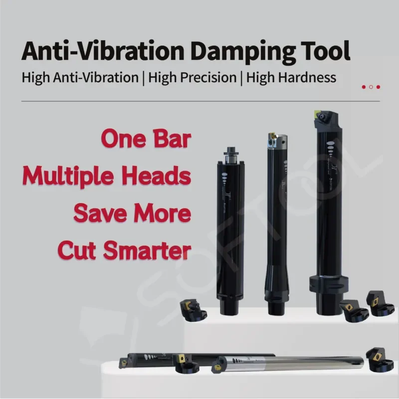 High Quality Anti-Seismic Tool Bar Vibration Damping Turning Ddamped Adaptor OEM ODM Manufacture