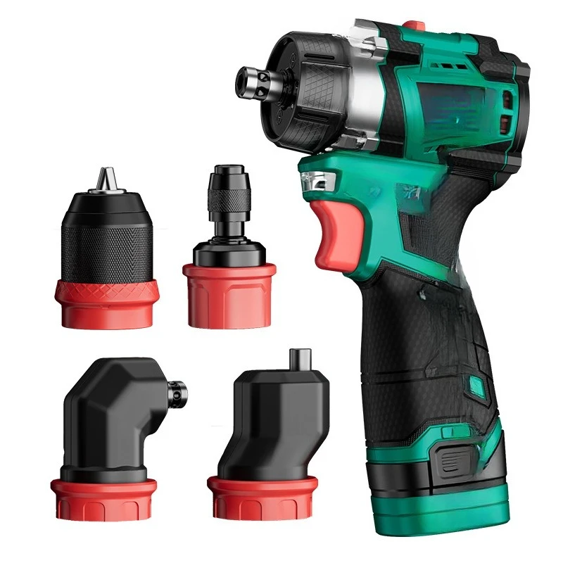 

Small steel cannon four-head electric drill household