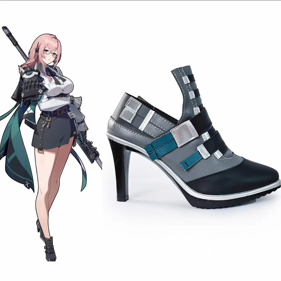 

Tsukishiro Yanagi Cosplay Shoes Collab Series: Game Zenless Zone Zero ZZZ Tsukishiro Yanagi Shoes Halloween Costume