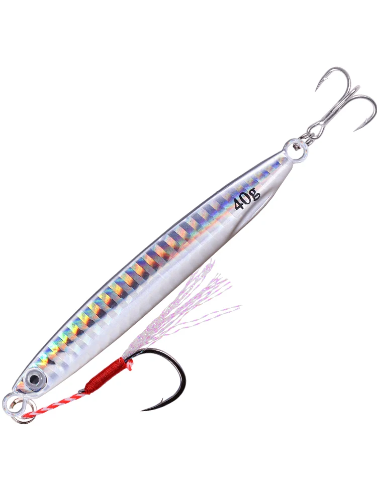 Aorace 1PCS Super Sinking Metal Casting Jig 10G 21G 40G Shore Drag Cast Jigging Spoon Fishing Lure Artificial Bait Pesca Tackle — zdjęcie 2