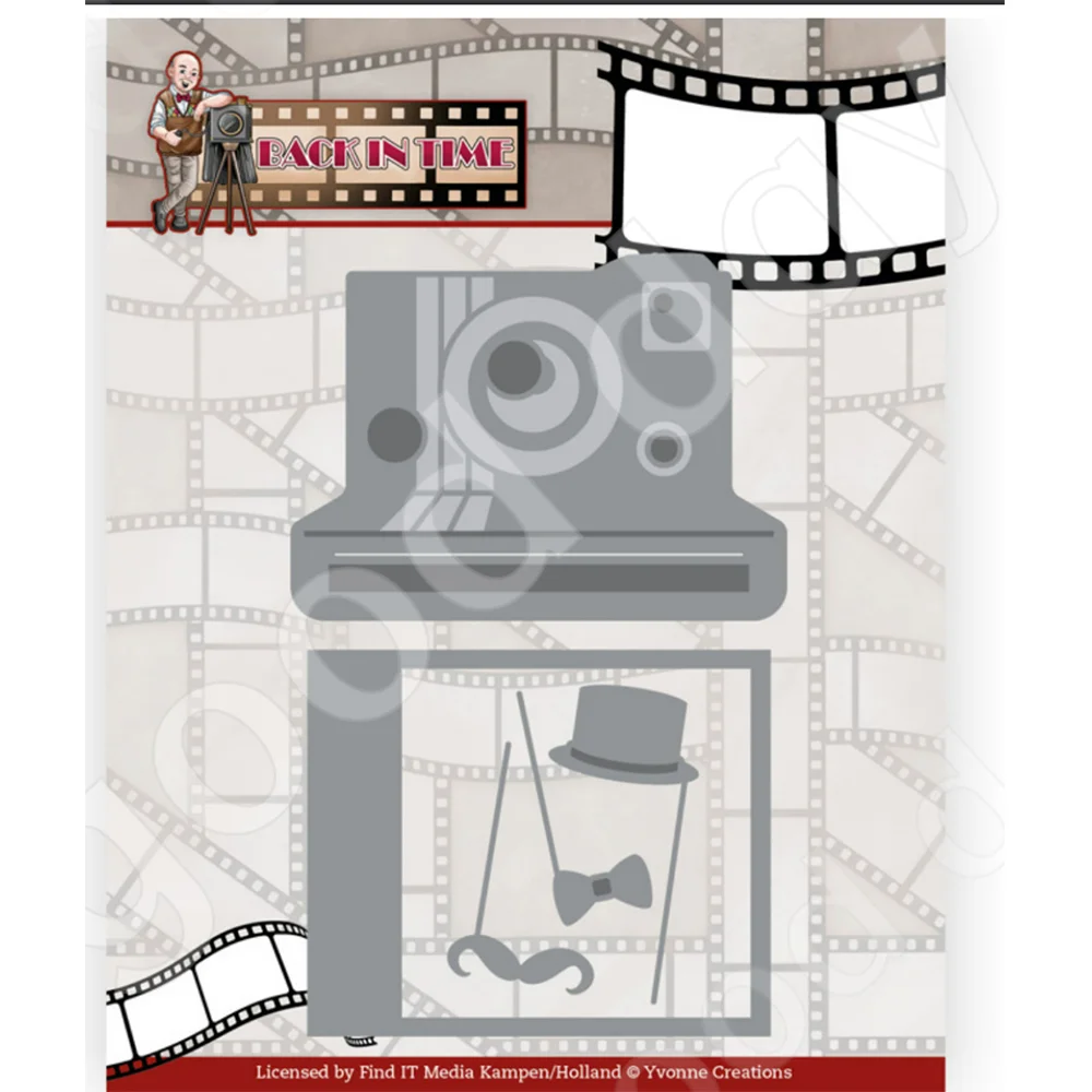 

2022 New Arrival hot sale Polaroid Cutting Dies Scrapbook Diary Decoration Embossing Template diy Greeting Card Handmade