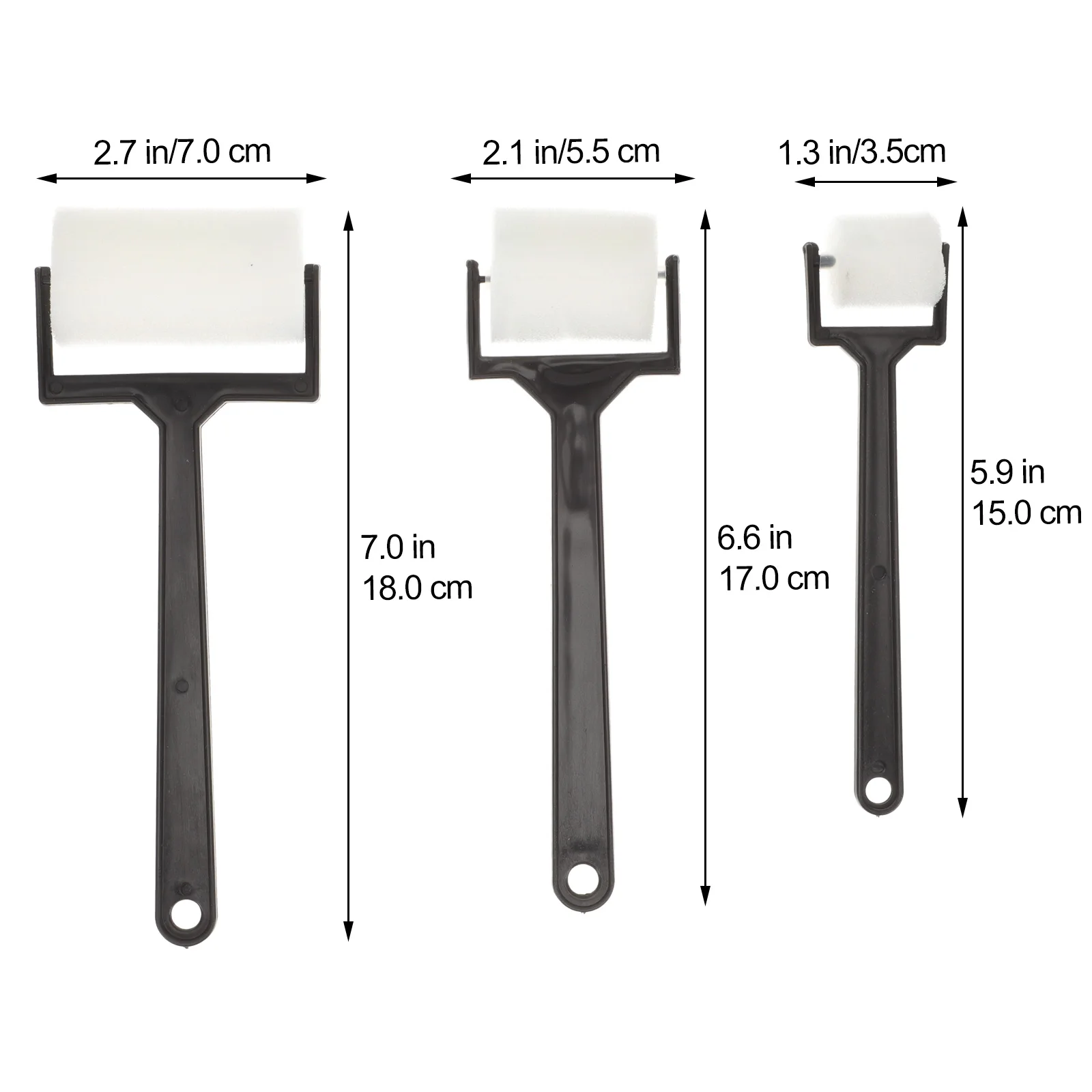 15 Stuks Schuimborstels Schuim Verf Borstels Tekenen Sponzen Roller Kit Sponzen Rollende Borstelrollers Schuim Sponzen Kwast Schilderen Nieuw