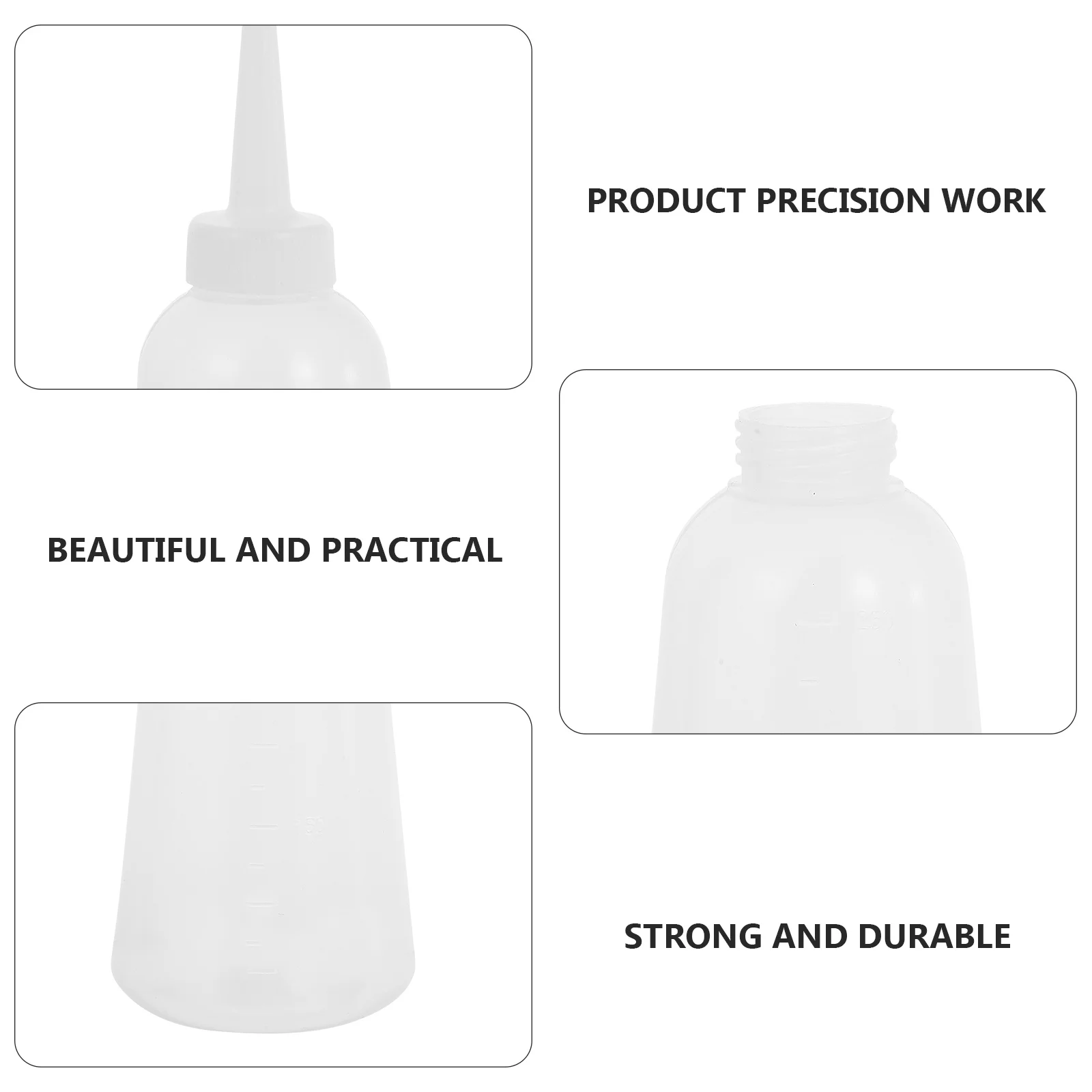 10Pcs Sewing Machine Oil Bottle Plastic Squeeze Bottle for Craft Glue Alcohol Ink Sand Painting DIY Projects Refillable