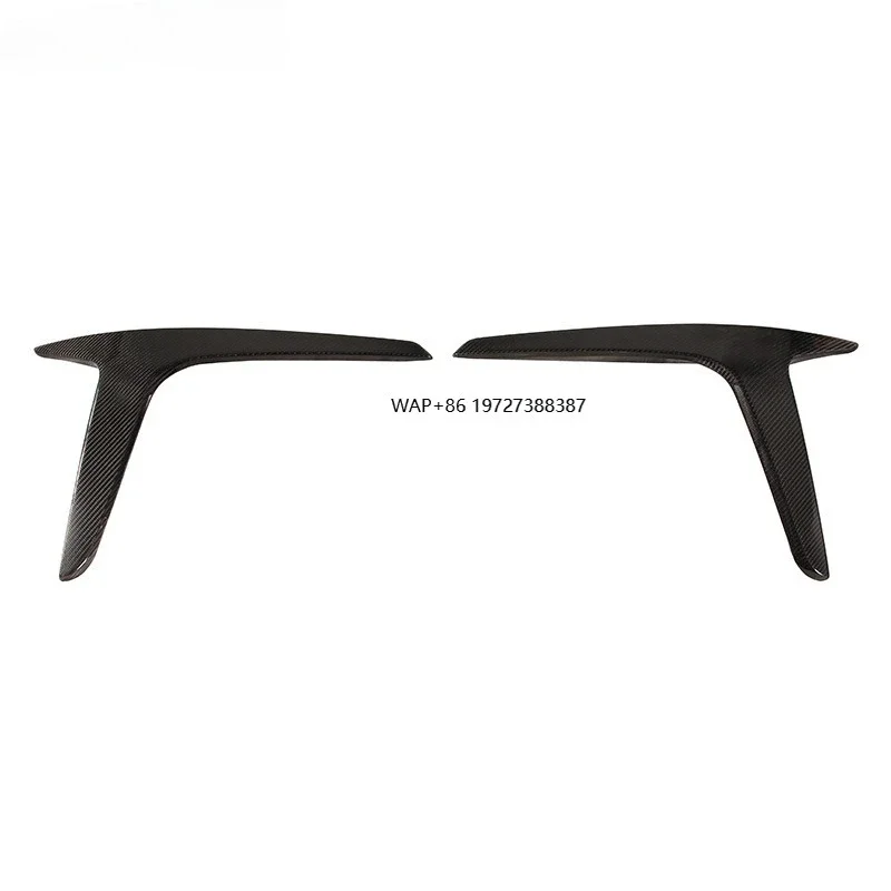 

Paktechz Prepreg Carbon Fiber Body Kit Front Spoiler Ver.2 Bumper Trim Aviation Parts for MC20
