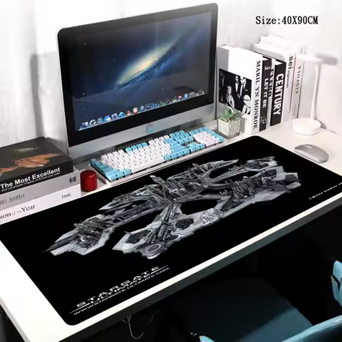 Mairuige TV Show Stargate Earth SG1 Atlantis Station Large Table Mousepad Mat Antiskid Wear Comfortable Soft Gaming Mousepad