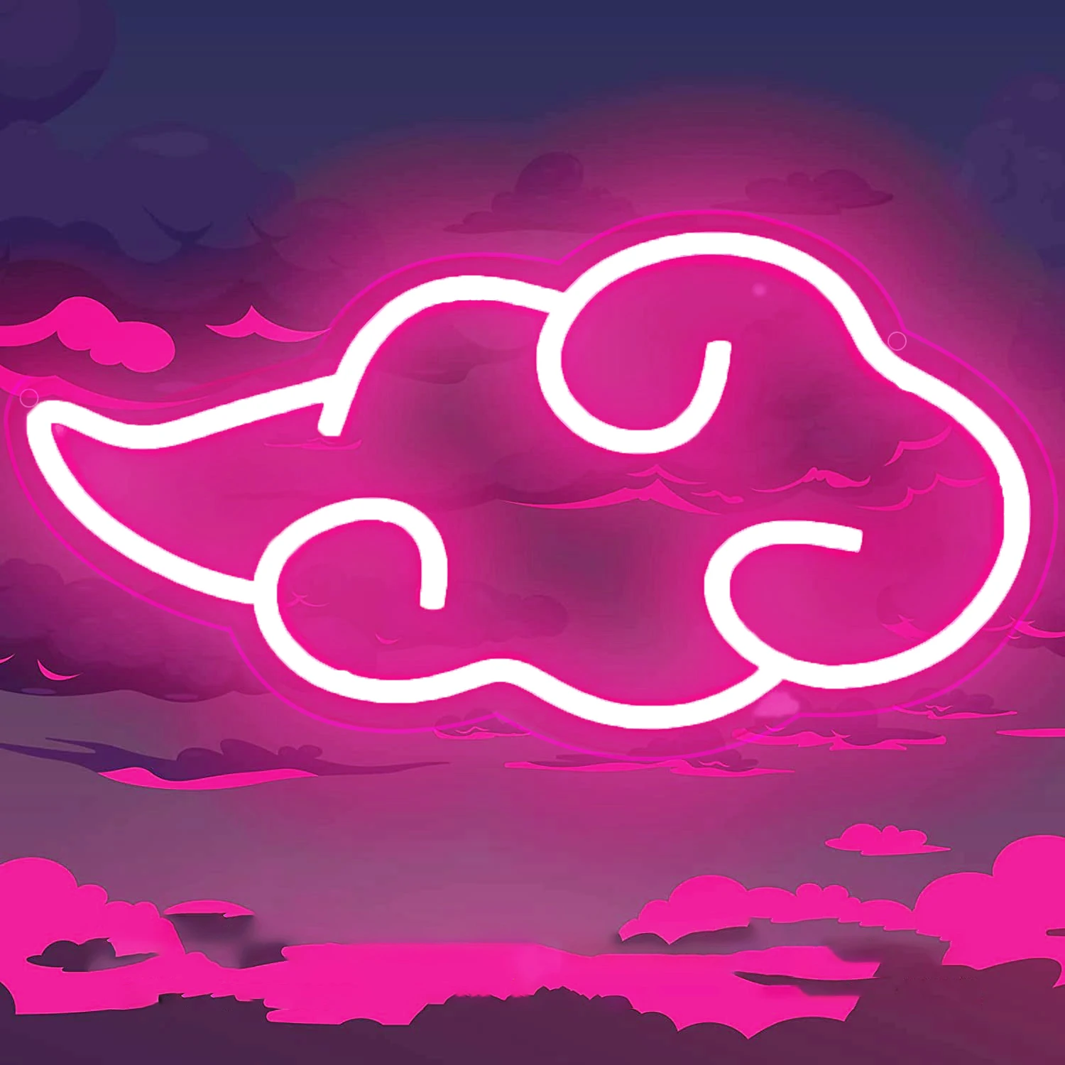 E5 Cloud Novelty Light Neon Sign for Wall Decor Cool LED Lights USB Powered Neon Signs for Room Decoration Gift for Boy or Girls