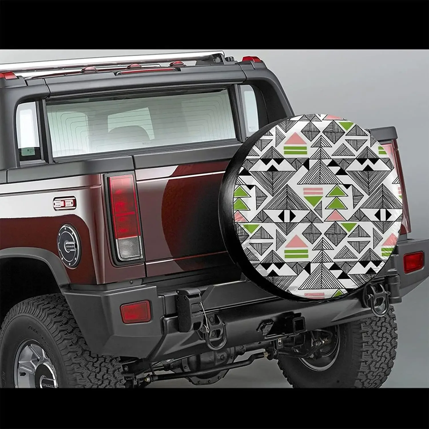 Fall Decor Geos and Tribal Spare Tire Covers Cute Car Accessories for Women Rv Tire Covers for Trailers  SUV Truck and Many