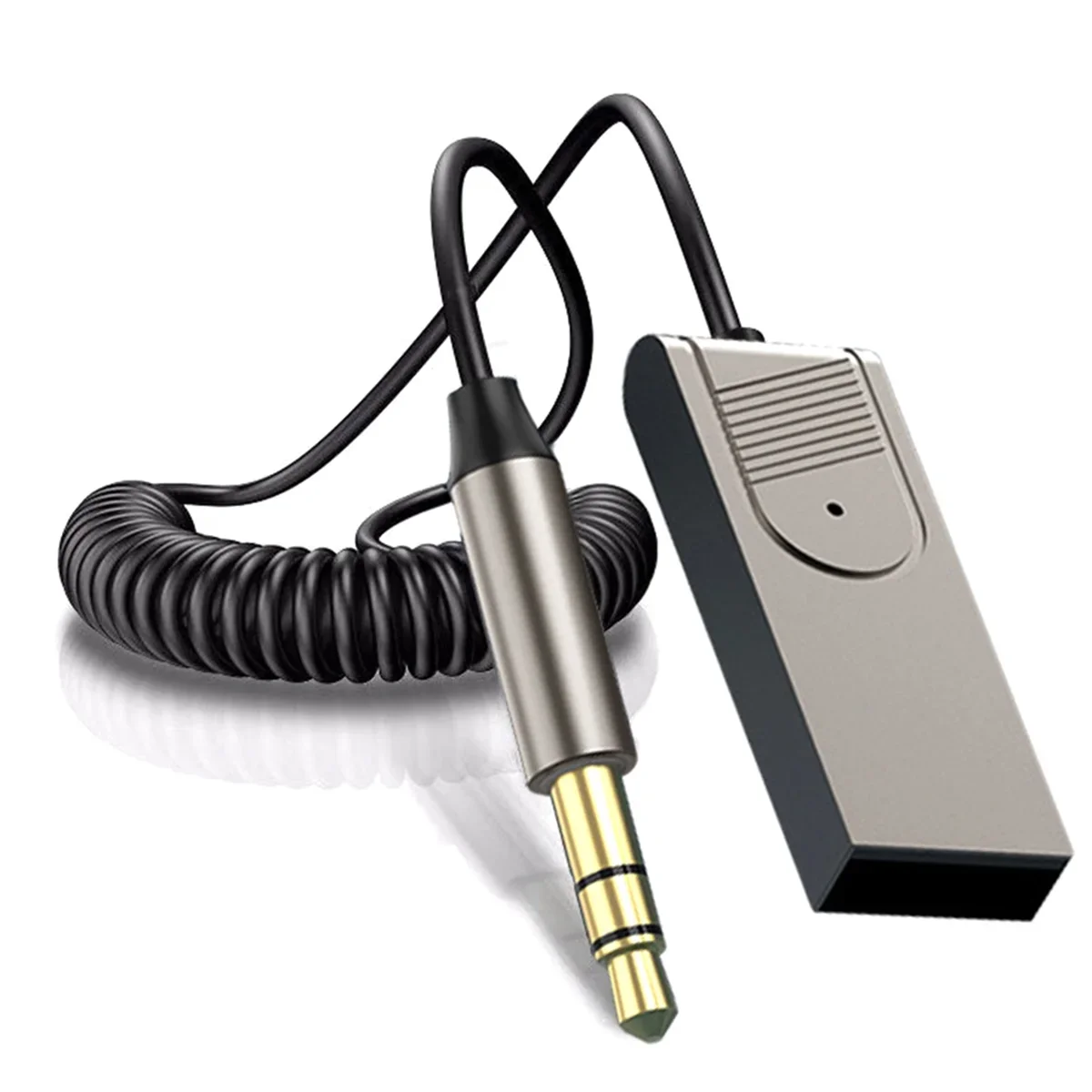Upgrade Bluetooth 5.4 Audio Receiver Stereo Dongle USB To 3.5mm Jack Car Audio AUX Wireless Adapter With Mic For Car BT Transmit