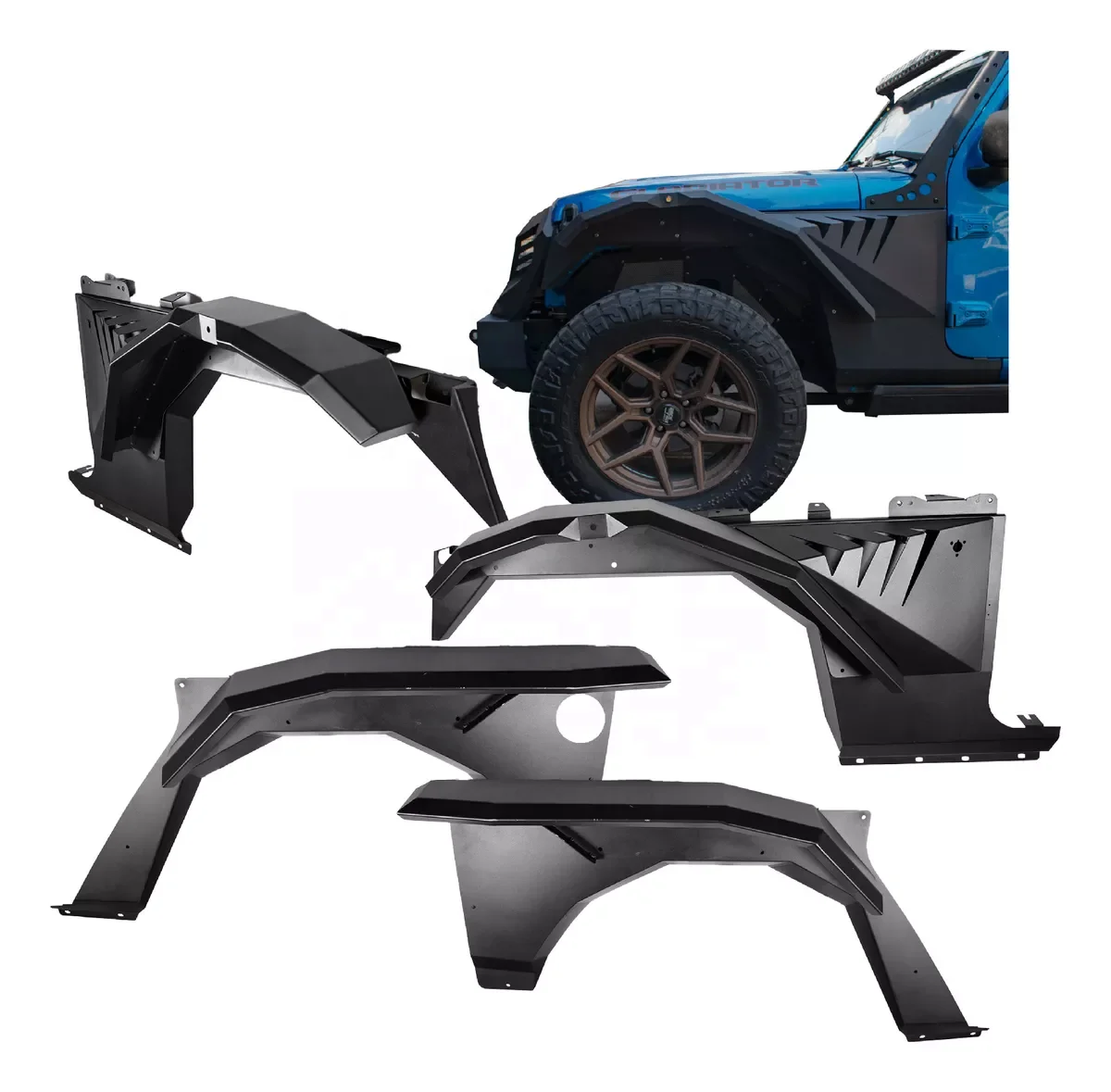 

Jeep JK Fender Flares & Fenders for Wrangler 2007-2017