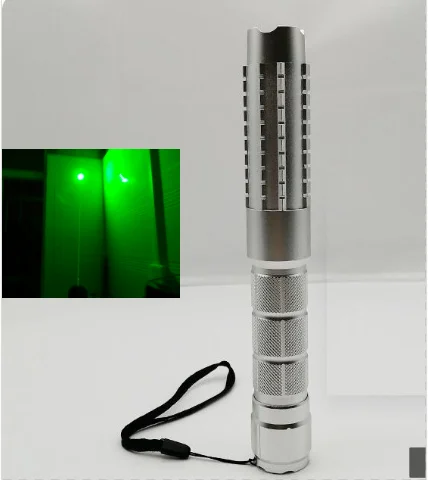 NEW Laser Light Pointers 532nm Green 50000m Focusable Laser Burn Match Hunting Accessories Cat Toy Lazer Torch（No battery）