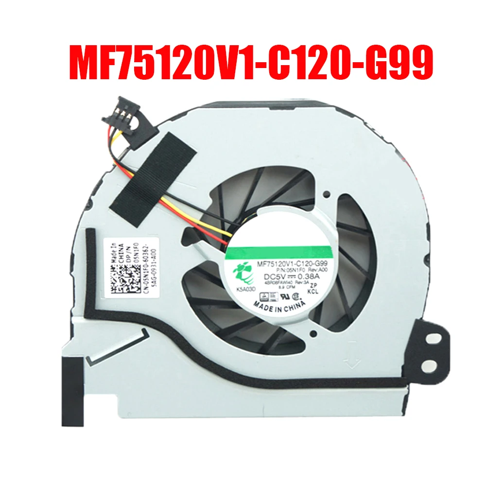 05N1F0 5N1F0 Laptop CPU Fan For DELL For Inspiron 14R 5420 7420 M421R V3460 DFS541305LH0T FB6P MF75120V1-C120-G99 DC5V 0.5A New