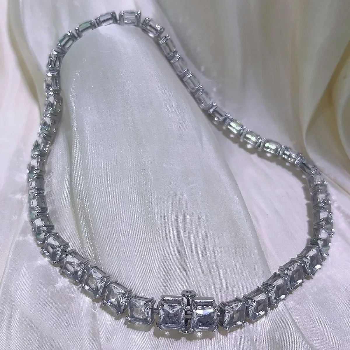 White Zircon Jewelry Original High Quality Gem Hot Sale Shiny Fashion Exquisite Necklace Earrings Bracelet Ring Sets Women Gift
