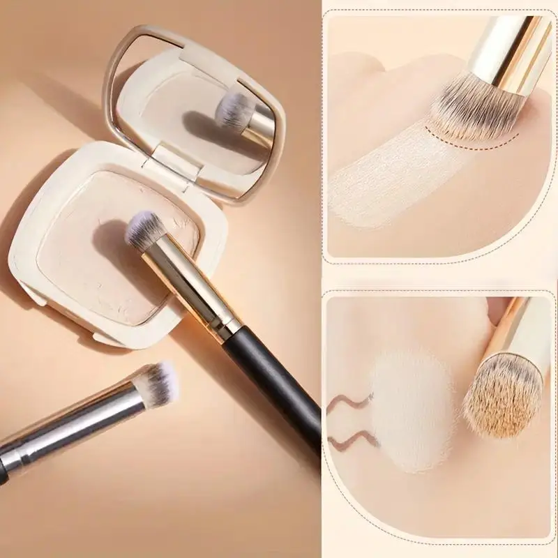 Concealerborstel 270, Flawless Foundation Eye Intense Face Makeup Brush, Premium Neuscontour Kabuki Blush Brush