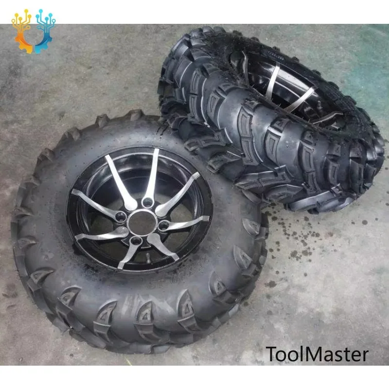 

【2026】Modified Four-wheel Steel Tube Go Kart Beach Bike 25x8-12 Tire 25X10-12 Inch Aluminum Wheel Hub Flame Patterned Tire