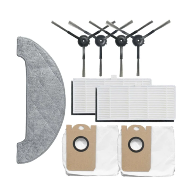 掃除機ロボットの交換,ダストバッグ,HEPAフィルター,モップ,消耗品,xiaomi,viomi,s9,スペアパーツ,アクセサリー