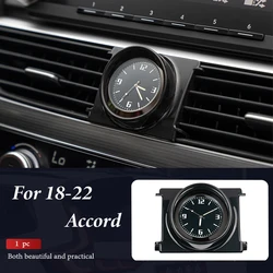 Reloj interior para coche honda Accord, decoración de salpicadero, consola, reloj, accesorios de decoración para coche, 2018-2022, 10 °, 10 °, 5 °