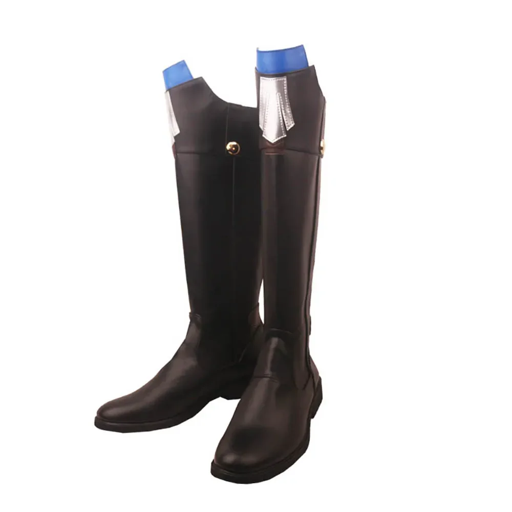 Honkai-Bottes de cosplay Gepard Star Rail, chaussures en cuir, sur mesure, unisexe