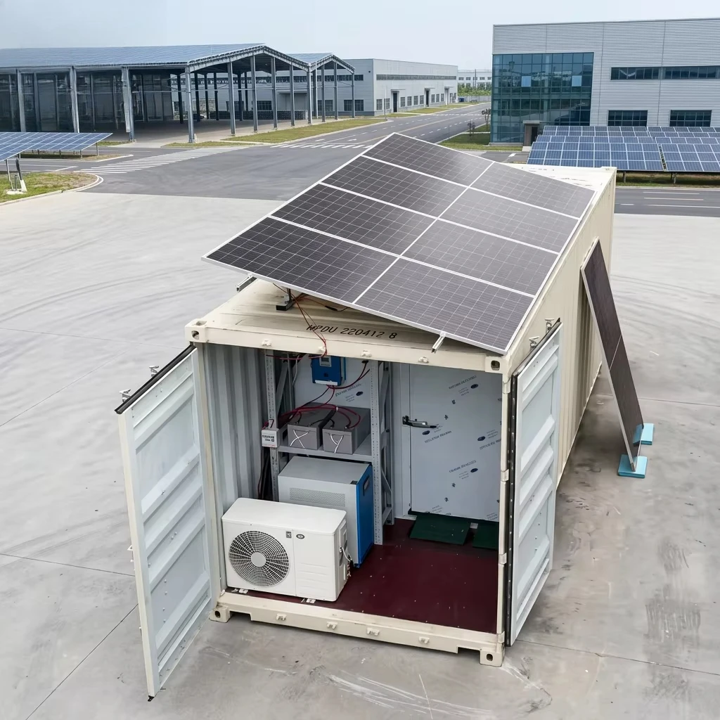 FL Solar Powered Refrigerated Container quick solar charging for off‑road farm fresh produce refrigeration container