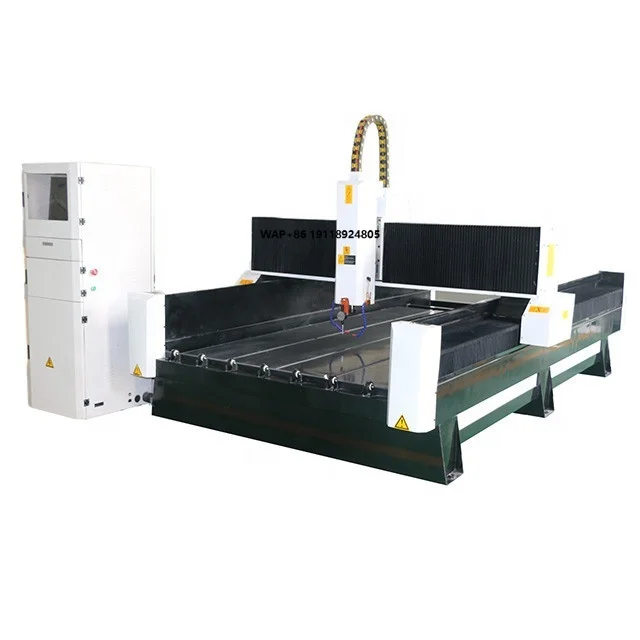 Factory Price Heavy Duty 1300*2500mm Used CNC Router Marble and Granite Cutting Machine with Syntec Control and Motor