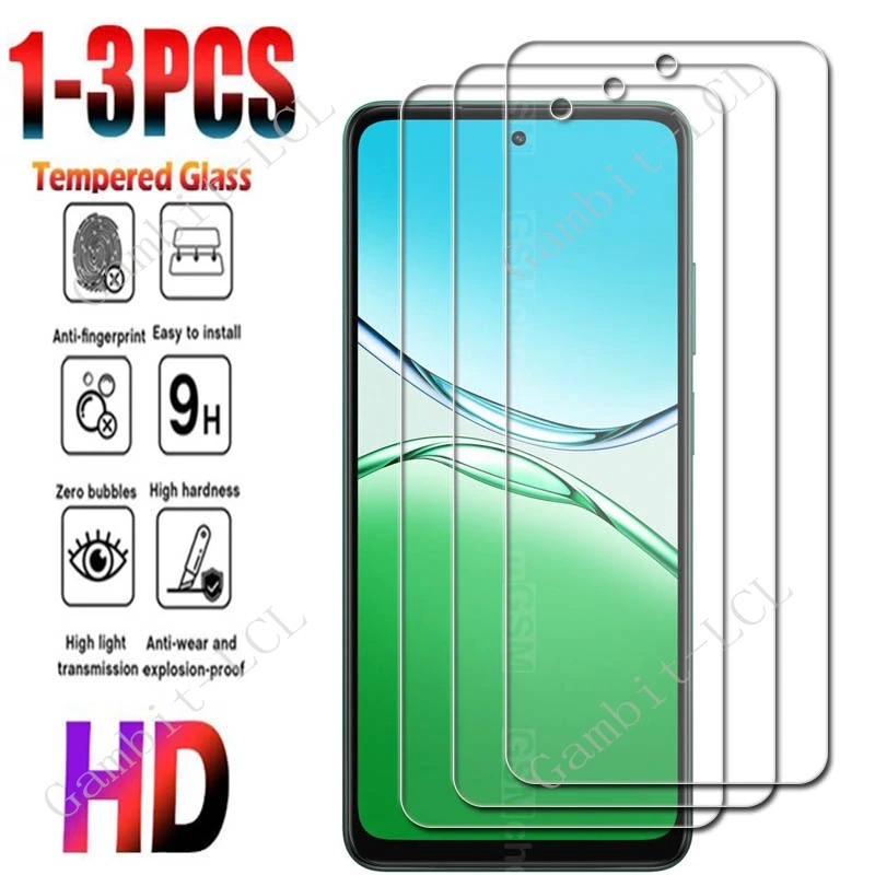 1-3 uds vidrio templado HD para OPPO A5 4G 2025 (Global) en OPPOA5i A5i A5iPro 5G A5m A5X A6i K13x película protectora de pantalla