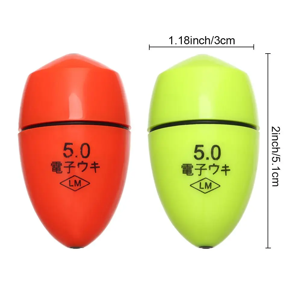 0.5/0.8/1.0/1.5/2.0/2.5/3.0/4.0/5.0 Electronic Float Red Green Rocky Fishing Float Luminous Float Night Sea Fishing Accessories