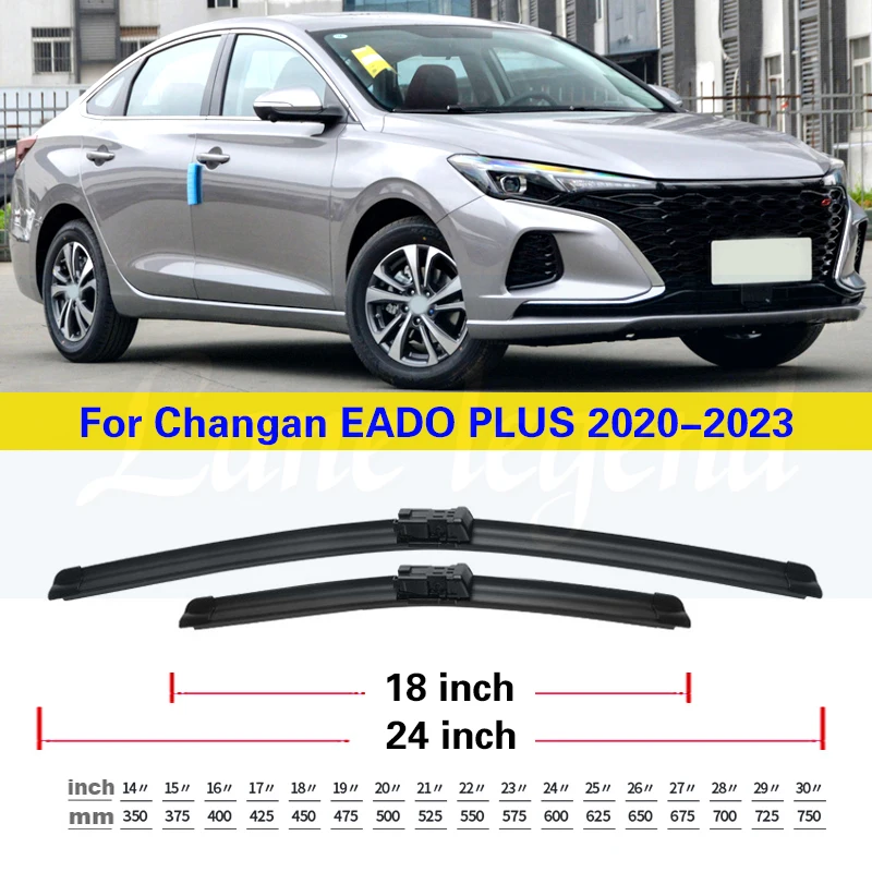 Windscreen Wiper Blades For Changan EADO PLUS 2020 2021 2022 2023 Front Window Wiper Blade Brushes Cutter 24\