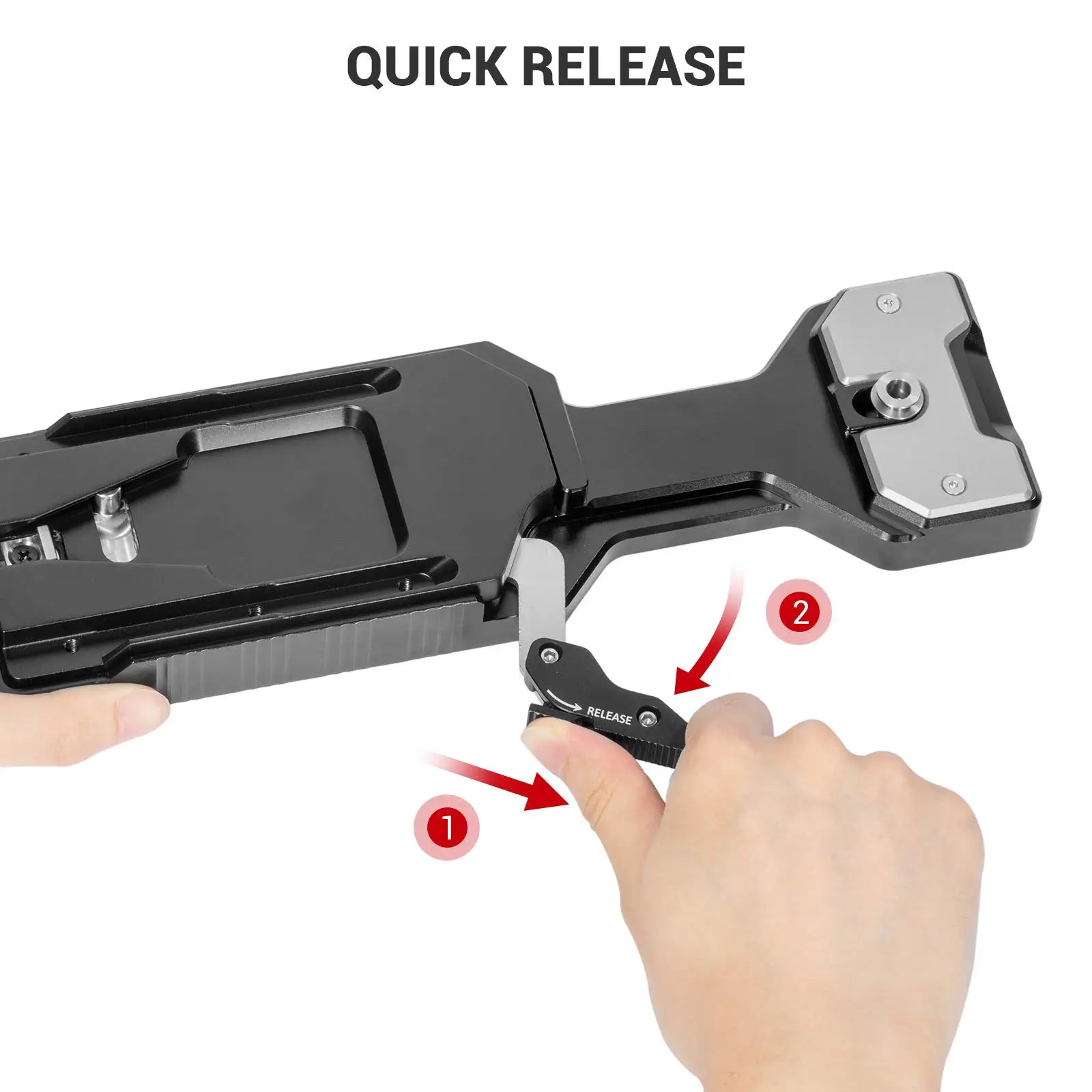 SmallRig VCT-14 Quick Release statyw płyta dla Sony FS5 FS7 dla Blackmagic Ursa Mini ramię wsparcie płyta w1/4 \