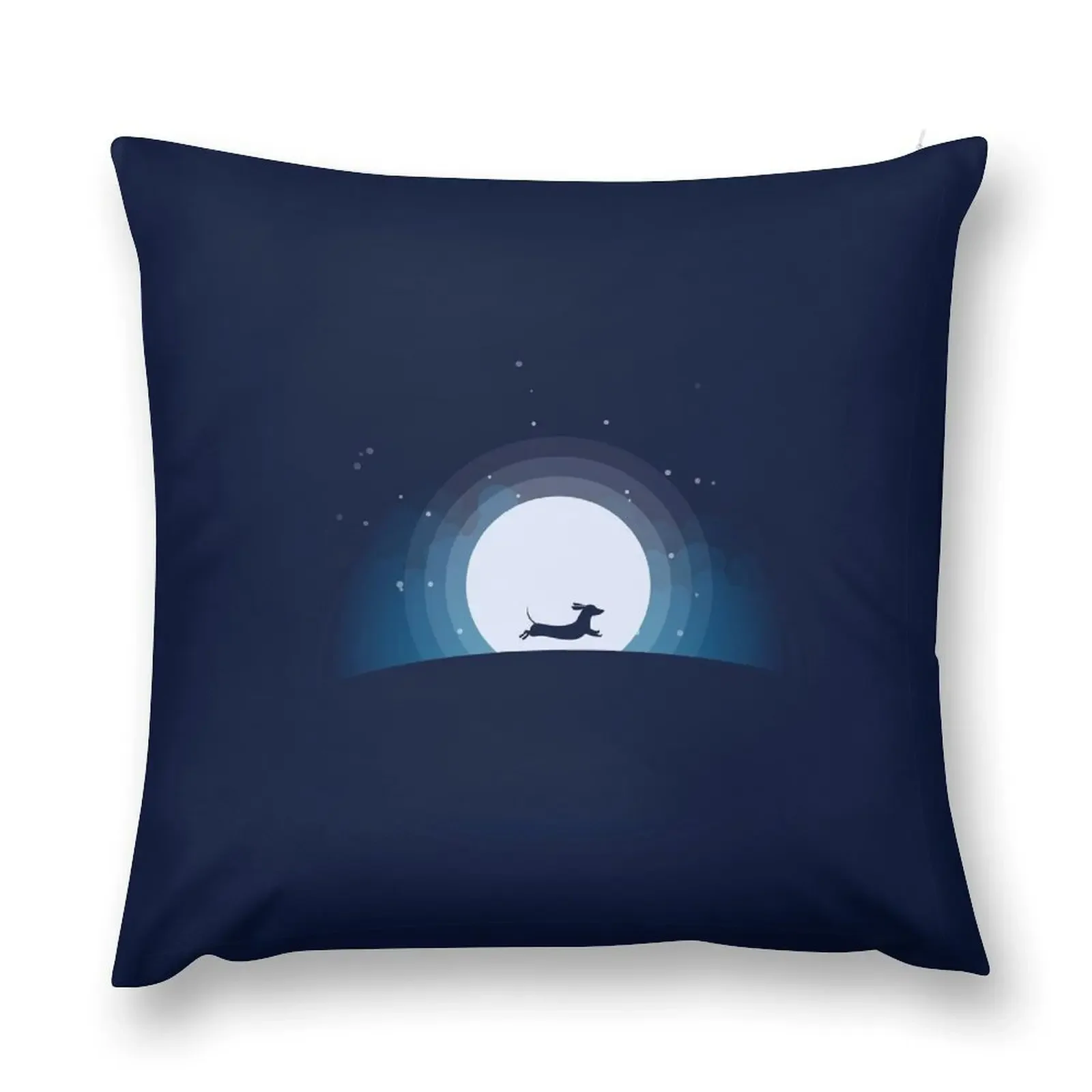 Doxie on the Moon Throw Pillow covers for pillows Cushions Cover Christmas Pillow Cases christmas cushions covers pillow