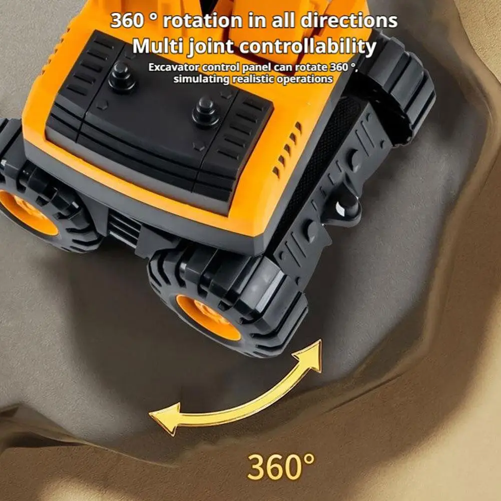 Escavadeira caminhão basculante modelo de brinquedo conjunto de veículos de engenharia frota de construção criança educação precoce empilhadeira inércia veículo brinquedos