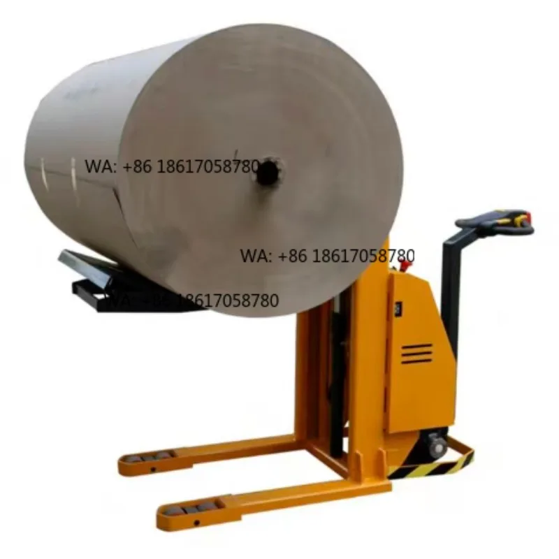 1Ton -1.5Ton Full Electric Roll Stacker Lifter Beam Roll Stacker Reel Lifter with Electric Motor Push Button Control
