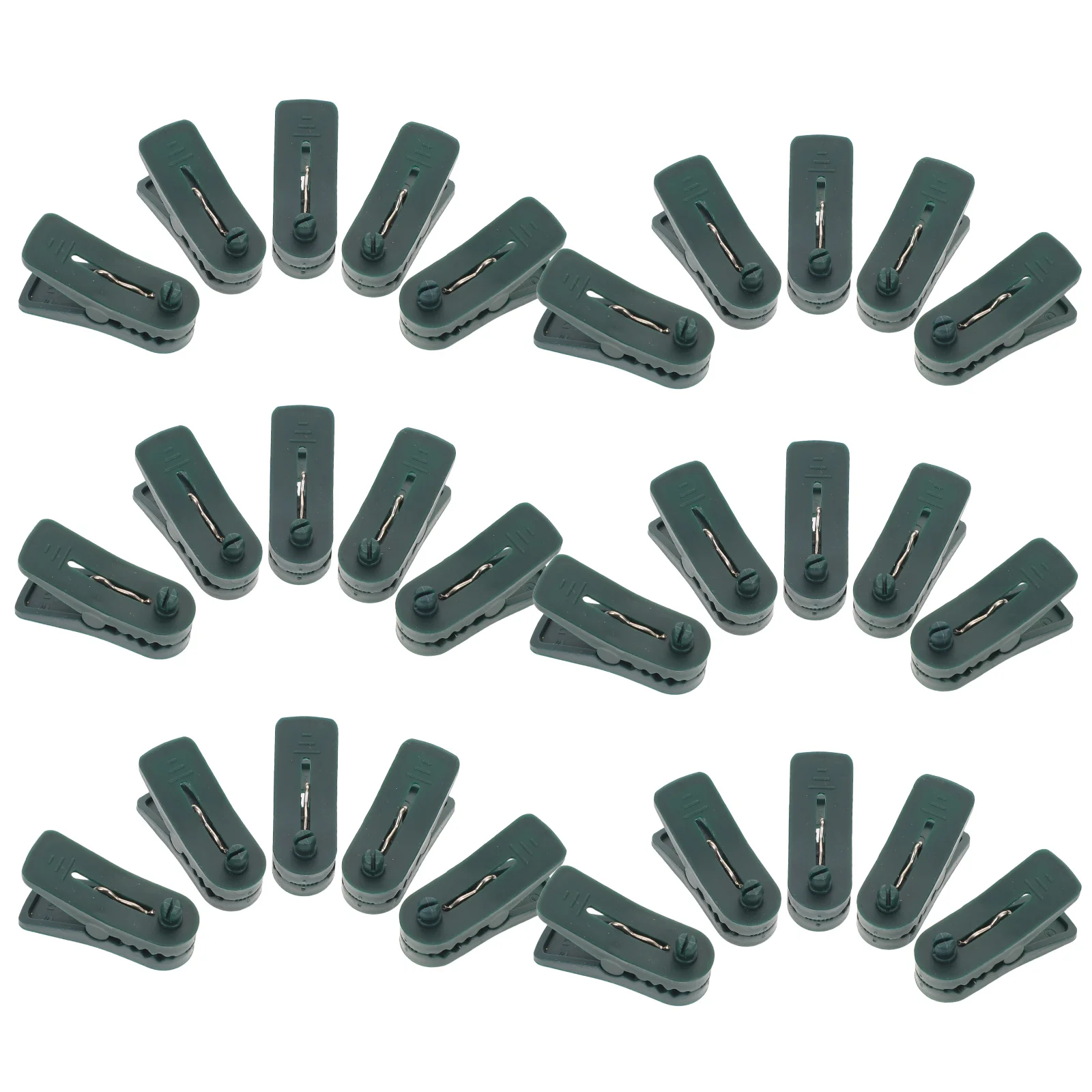 

30Pcs Christmas Tree Clips Vintage Plastic Clip on Holders for Holiday Garland Wedding Party Advent Wreath