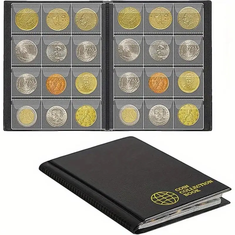 Coin Organizer Storage 240 Pockets Coin Collection Book Album Commemorative Gift