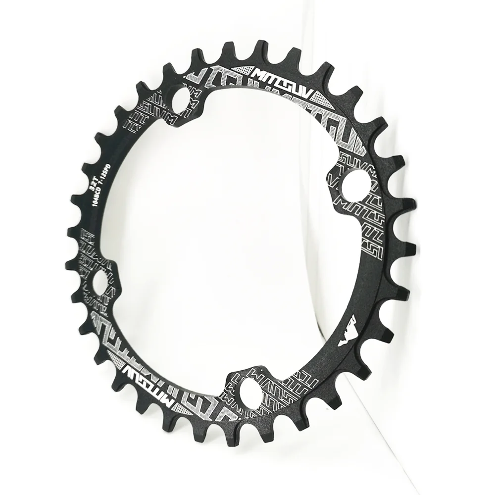 104BCD Narrow Wide Chainring,Round Oval chain ring MTB Mountain bike bicycle 104BCD 32T 34T 36T 38T crankset Tooth plate Parts