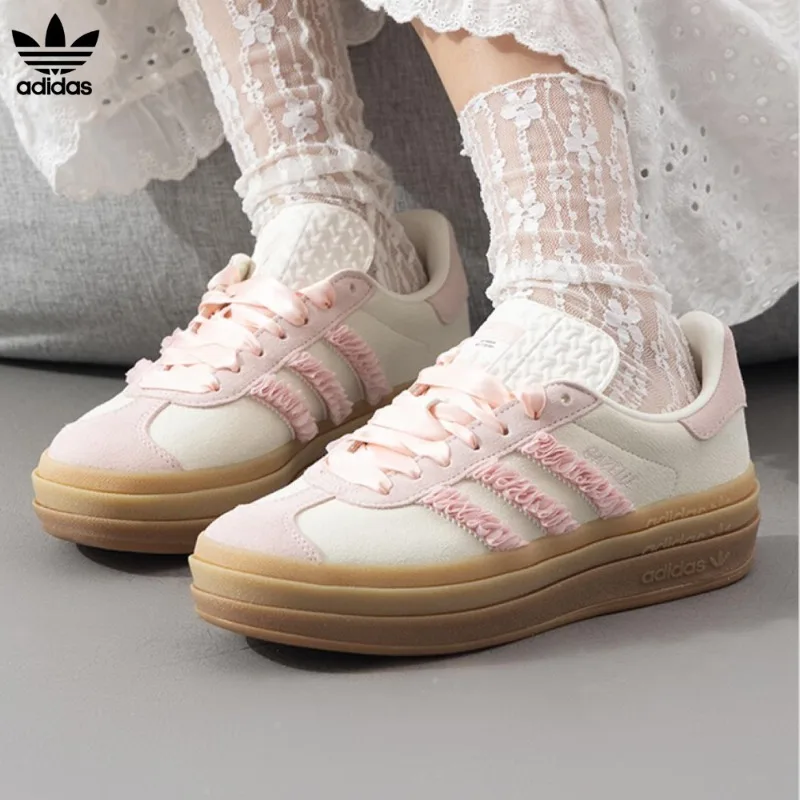 Adidas Women's Shoes Spring New Clover Comfortable Fashion Lightweight Running Sports Casual Shoes JR8374