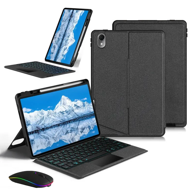 Smart Bluetooth-compatible Keyboard For Huawei MatePad 11.5 2023 Tablet Case Backlit Trackpad Split Cover Teclado Keyboard Cover
