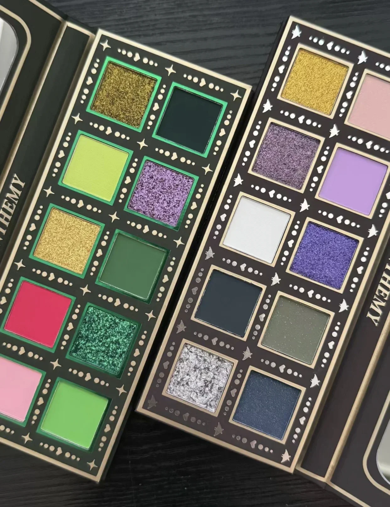 アンセミー 10 カラー マット パール シマー グリッター カメレオン アイシャドウ パレット