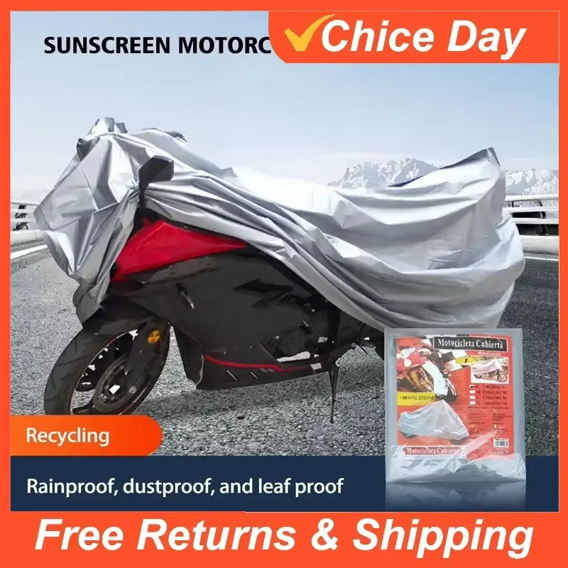 

Motorcycle Outdoor Indoor Protective Cover Waterproof Bike Scooter Anti-Rain Dust UV Proof Sun Protection Case For Motorbike