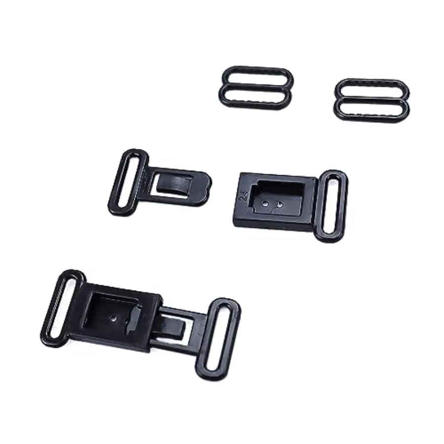 คลิปหนีบเนคไท 100 ชิ้น สำหรับทำสายรัดเสื้อกล้าม สายรัดเสื้อผ้า หัวเข็มขัดแบบกด ตัวล็อคแบบตะขอ อุปกรณ์เสริมแฟชั่นอเนกประสงค์สำหรับงาน DIY