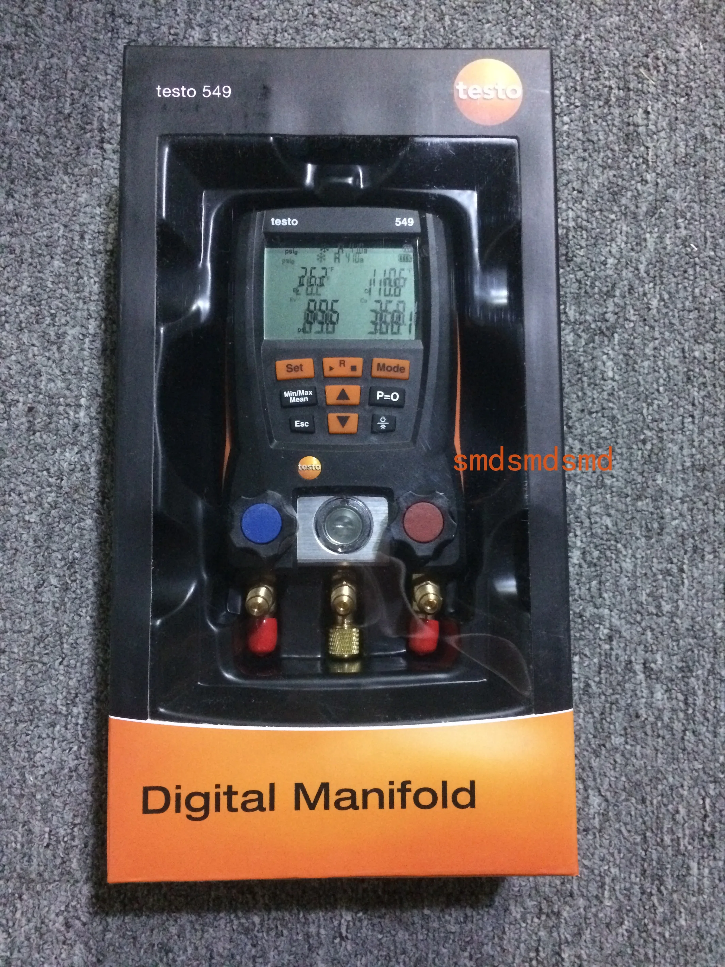Testo 549 Digital Pressure Manifolds Gauges 0560 0550 With  60 Current Refrigerants