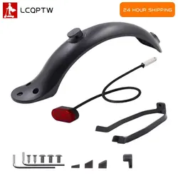 Rear Wheel Fender for Xiaomi Scooter M365/M365 Pro Back Mudguard Wing add Taillight Hook License Plate 8.5inch Fender Support