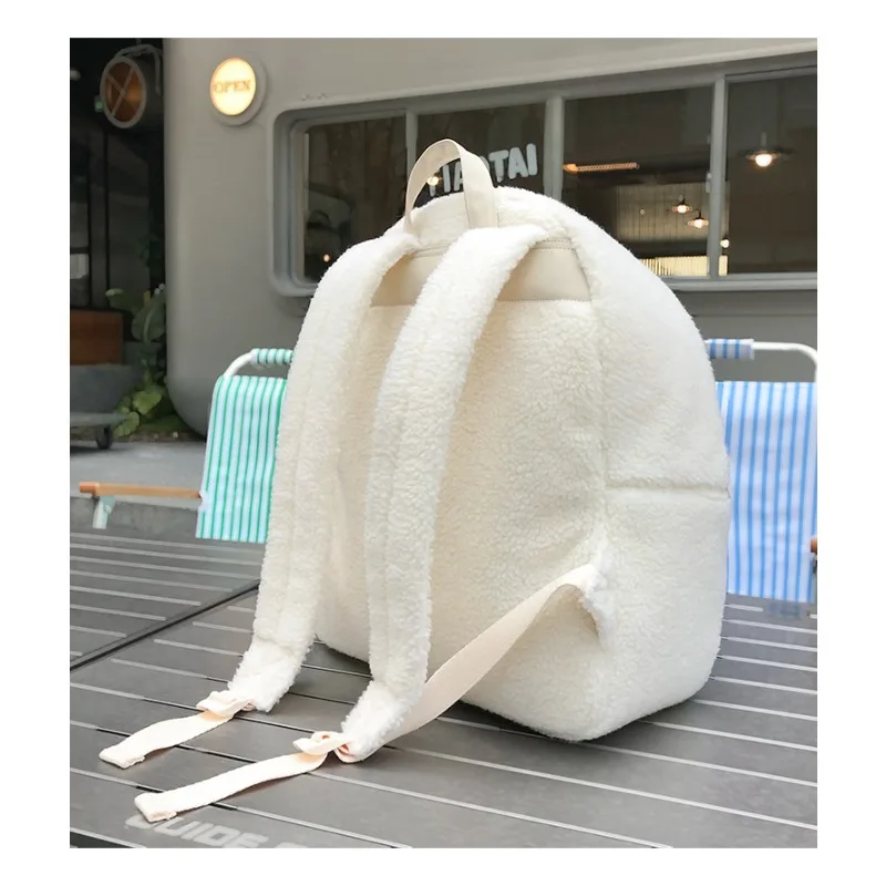 Ultra-Soft Plush Multi-Pocket Large Capacity Design Autumn Winter Travel Judy Nick Backpack Gift for Women Kawaii 2025 Trending